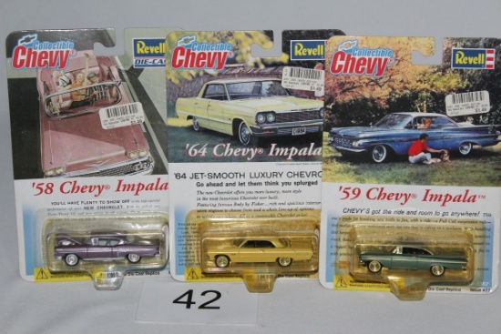 2002 REVELL "Collectable Chevy" Cars In Original Package