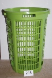 Tall Green Laundry Hamper