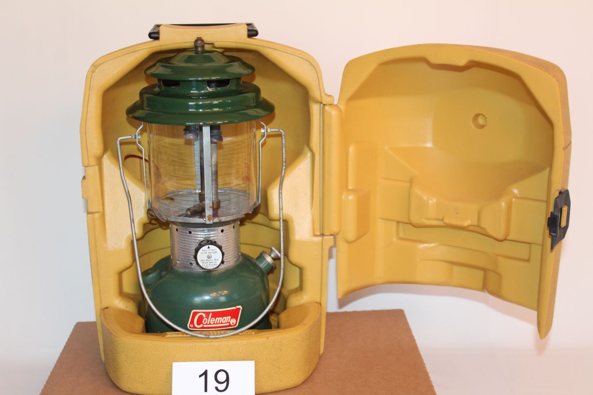 RARE Coleman Lantern Yellow Clamshell Case | Proxibid