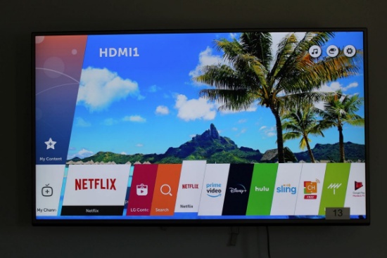 LG 55" 4K UHD HDR Smart LED W/Remote