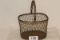 HEAVY Brass Handled Basket