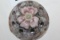 Antique Embossed Floral Pottery Flower Frog