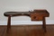Antique Solid Pine Cobbler's Bench W/Divided Tray & 2 Way Drawer