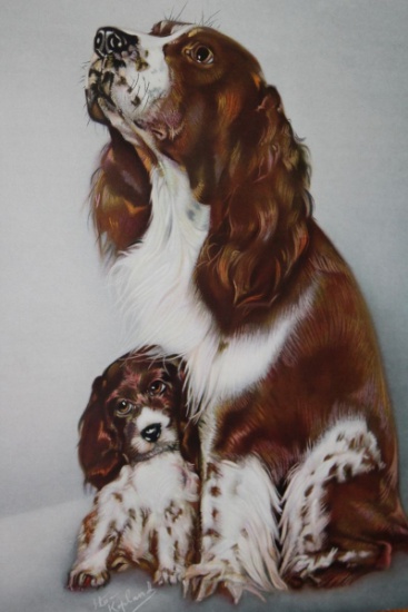 Lifelike Unframed "Soulful & Wistful" Lithograph By Kopland