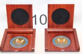 US Air Force Golden Anniversary Coins W/Solid Wood Presentation Boxes