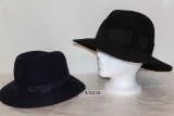 Liz Claiborne & Tally-Ho 100% Wool Dress Hats