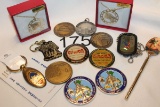 Collection Of Miltitary Challenge Coins, Travel & Commerative
