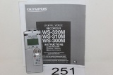 Olympus WS 300M Digital Voice Recorder W/Manual