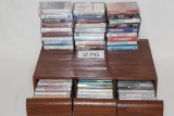 Assorted Cassettes W/Storage Case