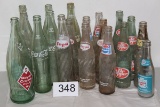 Vintage Pepsi, Coca Cola, Tab & Dr Pepper Bottles