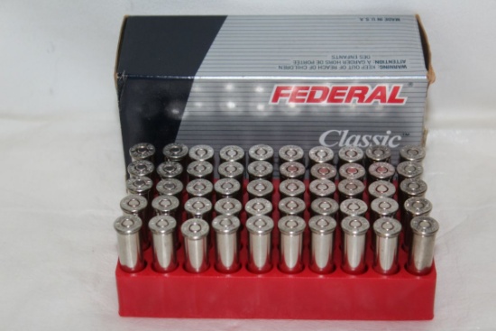 50 Rounds Of 357 Magnum Ammo By Federal