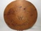 Vintage Whiting Creamery Round wood Wall Sign