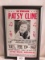 Framed 1962 Patsy Cline Palace Theater Concert Poster