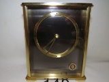 Unique German Brass Desk Clock