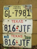 Texas Metal License Plates