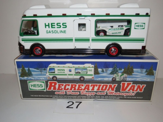 1998 Hess RV with Dune Buggy and Motorcycle