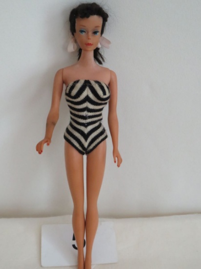 1960 Ponytail Barbie W/Original Swimsuit