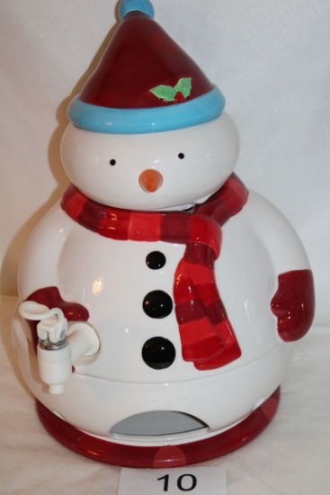 RUSS "Berrie" Snowman 4 Piece Hot Chocolate Drink Dispenser