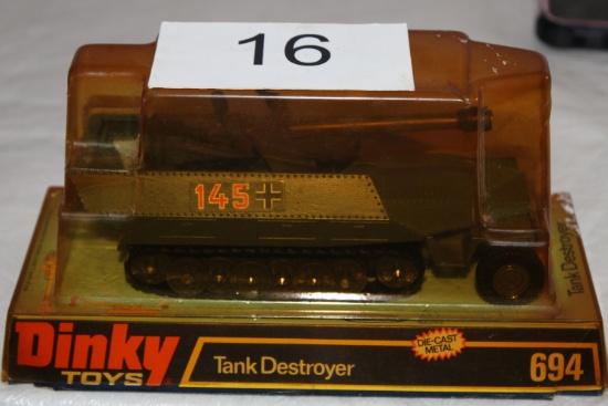 Dinky Toys Die Cast Tank Destroyer #694 In Original Box