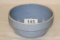 Vintage 4qt Blue Stoneware Pottery Bowl