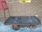 Vintage Rolling Handled Industrial/Railroad Cart