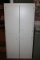 White Solid Wood Tall 4 Door Cabinet