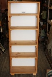 Pine 4 Shelf Book Case