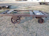 Vintage Rolling Industrial/Railroad Cart