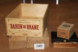 Assorted Wine & Cigar Boxes