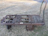 Vintage Rolling Industrial/Railroad Handled Cart