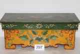 Asian Inspired Hand-Painted Folding Tea Table