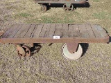 Vintage Rolling Industrial/Railroad Cart