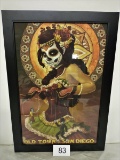 Custom Framed Day of The Dead Style 