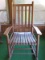 Solid Wood Slatted Rocker