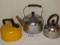Assorted Metal Kettles