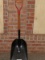 Heavy Duty Wide Shovel W/Wood Handle
