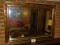 NICE Triple Mottled Framed Mirror W/Beaded Trim
