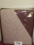 Quilted Twin Size Sham & Spread
