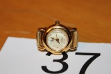 1970's Timex Flexible Gold Tone Ring Watch