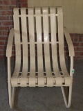 Vintage Steel Slatted Chair