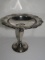 International Sterling Compote W/Bouquet Flower Trim