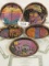 Franklin Mint Limited Edition Abstract Collectble Cat Plates