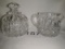 Beautiful Cut Crystal Sugar & Lidded Creamer