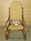 Bentwood Rocker W/Lattice Seat & Back