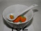 Made In Japan(John Wagoner & Sons) Small Fruit Temed Bowl W/Spoon