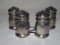 Sterling Silver Lightweight Small Salt & Pepper Shakers