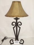 SUPER NICE Heavy Wrought Iron Table Lamp