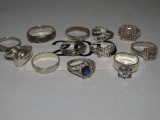 Assorted Sterling Silver Rings