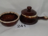 Vintage McCoy Bean Pot & Hull Bowl