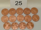 Amazing 2011 Liberty .999 Copper Bullion Collectable Coins